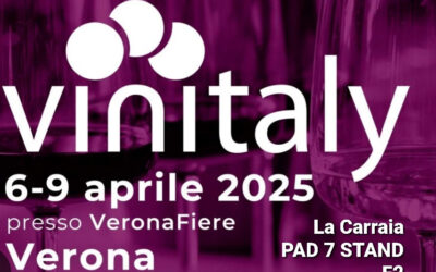VINITALY 2025:  Verona 6-9 Aprile